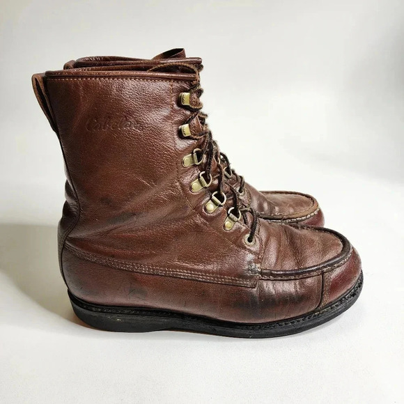 Cabelas Gore Tex Moc Toe Waterproof Boots Size 11.5 EE Work - Picture 1 of 11
